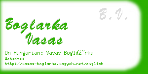 boglarka vasas business card